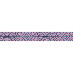 Frise adhésive déco murale intérieure 10x300cm, motif abstrait géométrique, violette, décoration intérieure.
