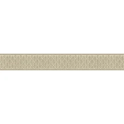 Frise adhésive décorative 10 cm X 300 cm, motif feuille graphique, couleur verte