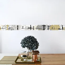 Frise adhésive ethnique africaine, 10 cm X 300 cm, déco graphique traditionnelle, décoration murale intérieure