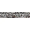 Frise adhésive trompe l'oeil brique, 15x300 cm, décoration murale intérieure