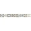 Frise adhésive 10x300 cm, carreaux de ciment style ancien, décorative autocollante Borgatella, idéale pour décorer votre intérieur