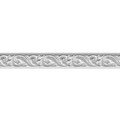 Frise décorative adhésive, acanthe motif en imitation de moulure baroque, 5 cm X 300 cm