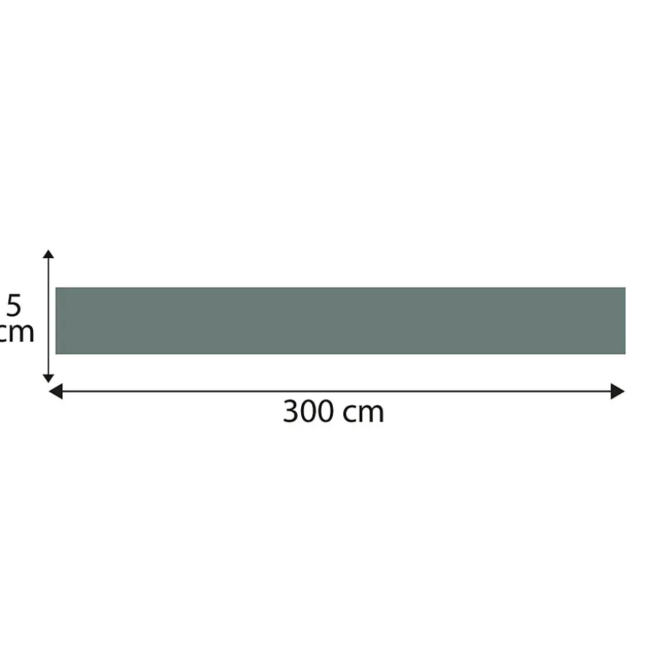 Frise décorative adhésive, couleur uni madsoya orage, 5 cm X 300 cm