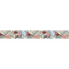 Frise décorative adhésive, frise william morris, nature fleurs oiseaux, 5 cm X 300 cm