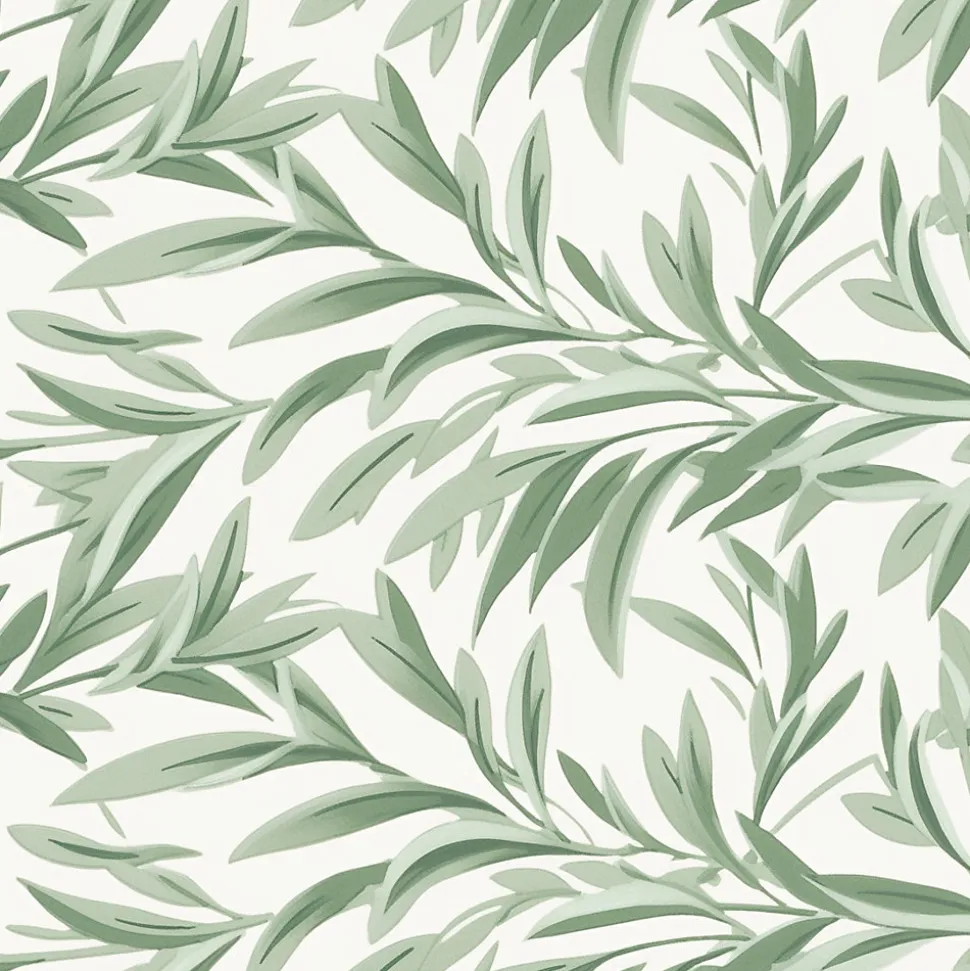 Frise décorative adhésive, feuillage type william morris déco tendance, 9 cm X 300 cm
