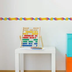 Frise décorative adhésive, Multicouleurs, Contemporain, Motif Découpé, 5 cm X 300 cm
