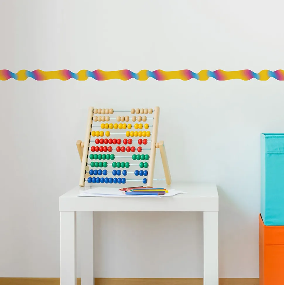 Frise décorative adhésive, Multicouleurs, Contemporain, Motif Découpé, 5 cm X 300 cm