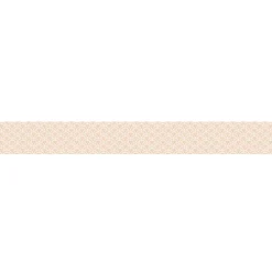 Frise décorative adhésive, myoshi pêche, éventail orange, rétro, 10 cm X 300 cm