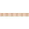 Frise décorative adhésive, rayures verticales larges, beige, motif géométrique, 5 cm X 300 cm