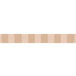Frise décorative adhésive, rayures verticales larges, beige, motif géométrique, 5 cm X 300 cm