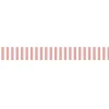 Frise décorative adhésive, rose pâle apaisant, dans la tendance rayure, 10 cm X 300 cm