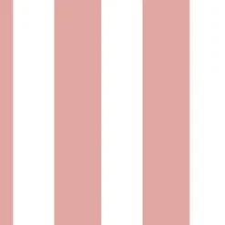 Frise décorative adhésive, rose pâle apaisant, dans la tendance rayure, 10 cm X 300 cm