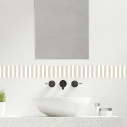 Frise décorative adhésive, Rayure Beige la frise est le détail de bon goût, 9 cm X 300 cm