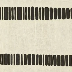 Frise décorative adhésive, traits dessinés noir, effet texturé, fond beige texturé, 5 cm X 300 cm