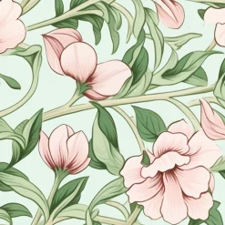 Frise décorative adhésive, un beau bouquet le long du mur c'est ça l'esprit frise w. morris, 5 cm X 300 cm