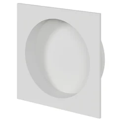 Galandage Carré à visser GoodHome Irvil mat blanc Ø55.5mm