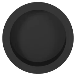 Galandage rond à visser GoodHome Minzh mat noir Ø55mm