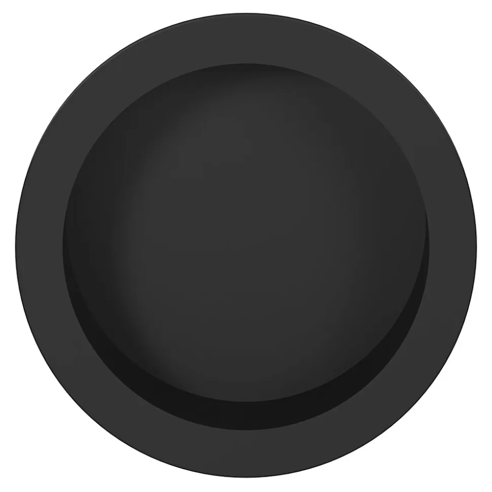 Galandage rond à visser GoodHome Minzh mat noir Ø55mm