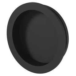 Galandage rond à visser GoodHome Minzh mat noir Ø55mm