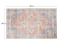 Galdar - tapis - orange - 200x300 cm - Lisa Design