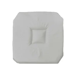 Galette 4 rabats 36 x 36 x 3.5 cm polyester uni essentiel Gris