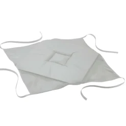Galette 4 rabats 36 x 36 x 3.5 cm polyester uni essentiel Gris