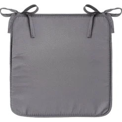 Galette de chaise - gris foncé - 39x39 cm - Atmosphera