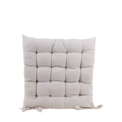 Galette de chaise beige 40x40cm