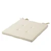 Galette de chaise coloris naturel 40 x 40 cm