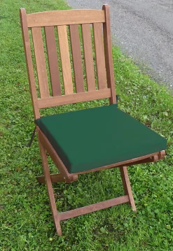 Galette de chaise Easy for life vert L.39 x l.39 x Ep.5cm
