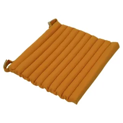 Galette de chaise en coton Matzo marron pécan L.40 x l.40cm GoodHome