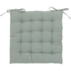 Galette de chaise en coton - 38 x 38 cm