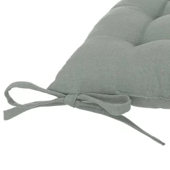 Galette de chaise en coton - 38 x 38 cm