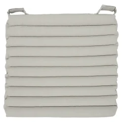 Galette de chaise en coton Matzo beige lin L.40 x l.40cm GoodHome