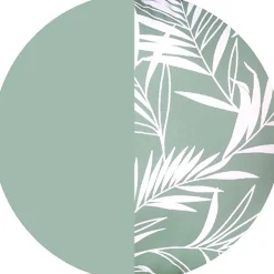 Galette de chaise extérieure déperlant 40x40cm, Imprimé Vert Palme Tropicale - Lot de 4