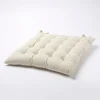 Galette de chaise GoodHome Hiva coloris naturel 45 x 45 cm