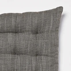 Galette de chaise GoodHome Tiga noir 45 x 45 cm