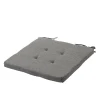 Galette de chaise gris L.40 x l.40 cm