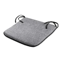 Galette de Chaise "Memphis" 40x40cm Gris Perle