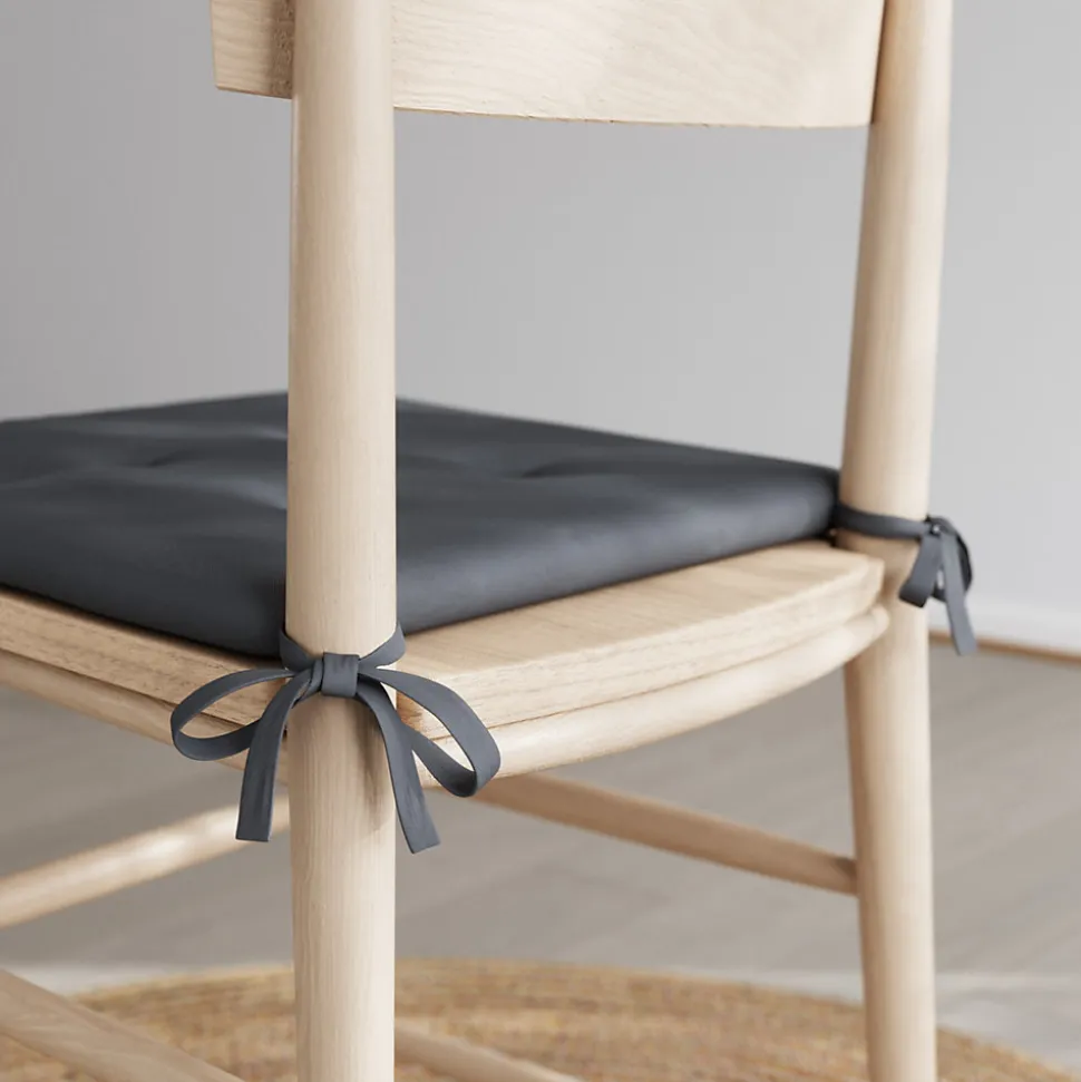 Galette de chaise Opp gris foncé L.38 x l.38cm