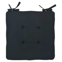 Galette de chaise Opp noir L.38 x l.38cm