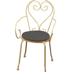 Galette de chaise ronde Peps anthracite ø38 cm, ép.30 mm