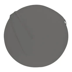 Galette de chaise ronde Peps anthracite ø38 cm, ép.30 mm