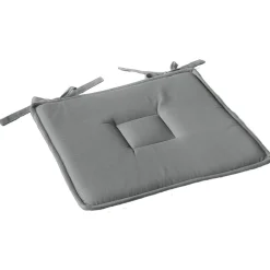 Galette de chaise uni effet Bachette - 40 x 40 cm