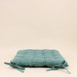 Galette de chaise vert 40x40cm