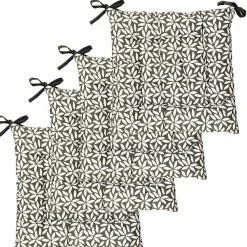 Galettes de Chaise Bicolores - set de 4 - 40x40cm - Confort et Élégance DYLREV