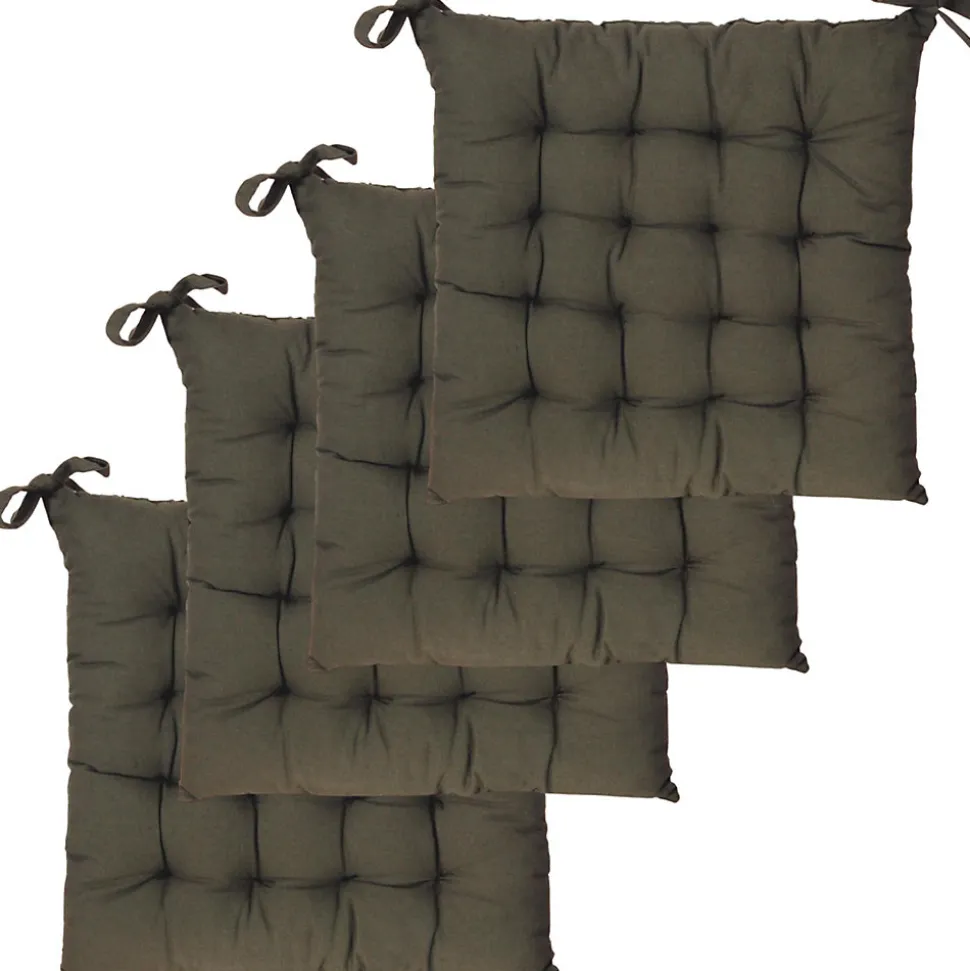 Galettes de Chaise Bicolores - set de 4 - 40x40cm - Confort et Élégance DYLREV