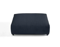 Garance - grand pouf modulable - en velours côtelé - Lisa Design