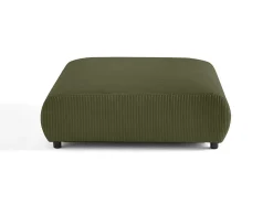 Garance - grand pouf modulable - en velours côtelé - Lisa Design