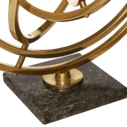 Globe Sandy - métal - doré - H37 cm - Atmosphera